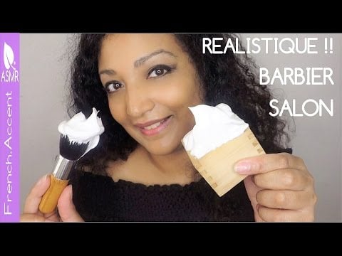 [ASMR français] Barbier consultation Barbershop & shaving Soft spoken