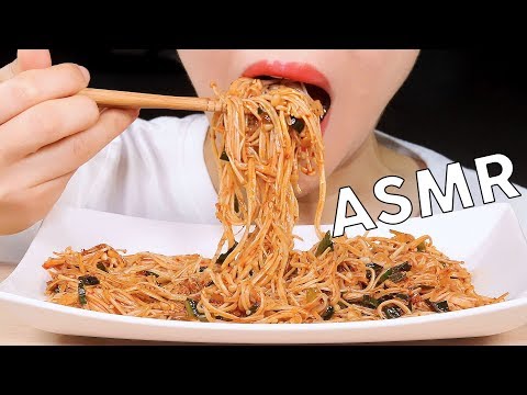 ASMR Enoki Mushrooms 팽이버섯 먹방 *SATiSFYING CRUNCH*