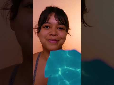 Gant rafraîchissant 🧊🌊  #asmr #softspoken #asmrcommunity #asmrvideo