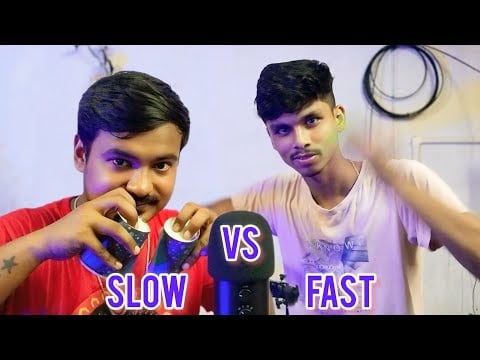[ASMR]Fast Vs Slow Triggers Sounds For SLEEP 