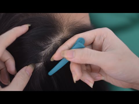 ASMR Intense Head Scratching & Head Massage, Relaxing Hair Play, Hair Parting For Relaxation