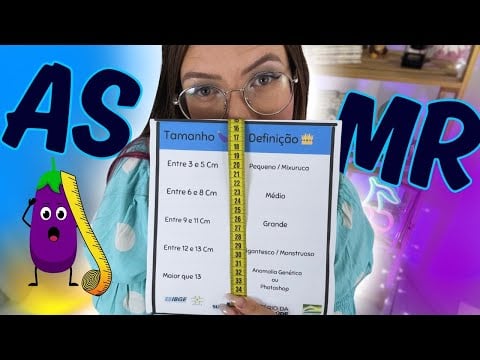 ASMR-🎙 Conferindo suas Medidas 👀