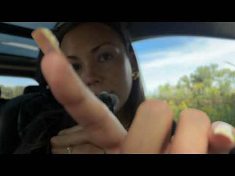 asmr/ UP CLOSE WHISPERS with the mini mic🤗 (+ hand movements)