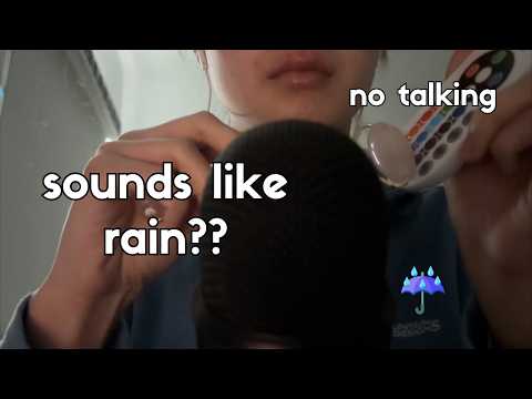 ASMR Best Tapping Trigger Assortment ☔ Rain-Like Tapping for Deep Sleep & Relaxation (No Talking)