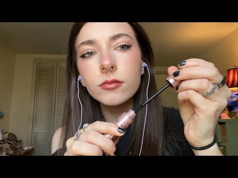 asmr—doing my makeup and chatting