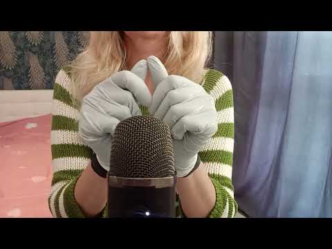 ASMR Pure Tingles:  Black & White Gloves    (No Talking)