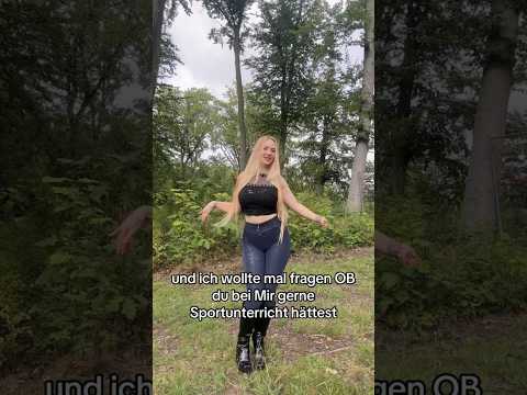 Hättest du gerne eine Nachhilfestunde im Sportunterricht bei mir? 😊