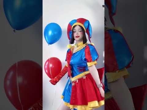 Funny Pomni 🎈​⁠ #cosplay #tadc #digitalcircus #pomni #pomnitadc #tadccosplay #jester