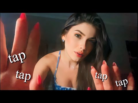 ASMR TAPPING SCREEN | Vou tocar no seu rosto até você dormir 😵‍💫🫣