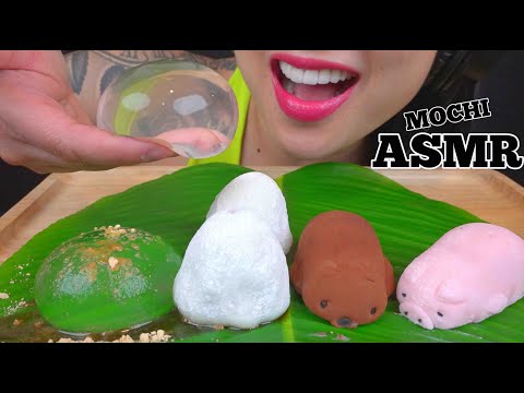 ASMR RAINDROP JELLY + MOCHI (SOFT RELAXING EATING SOUNDS) NO TALKING | SAS-ASMR