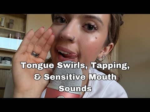 ASMR| Tongue Taps, Crispy Mouth Sounds & Lots of Tapping