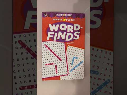 ASMR Tapping On Word-Finds Volume 264 | (No Talking) #ASMR #Shorts