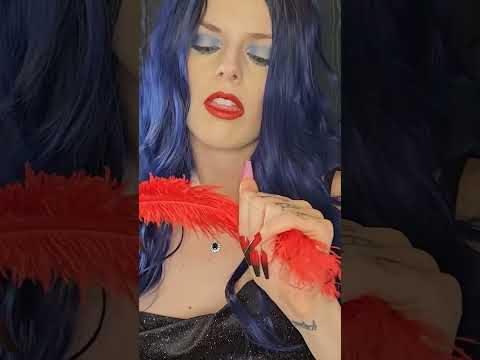 2/2Full vid on page💙 #vampirecosplay #vampire #asmr #asmrroleplay #asmrtickle #asmrpersonalattention