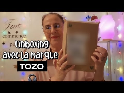 Asmr français: Unboxing avec la marque "TOZO" 🎧