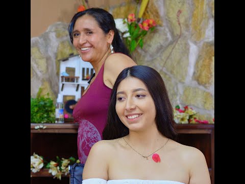 Doña Esperanza's soft ASMR whispering & massage with hair brushing sounds #shorts #asmr