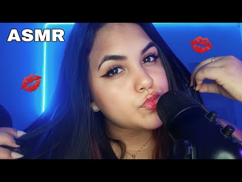 ASMR BEIJINHOS NO MICROFONE ATÉ VOCÊ DORMIR | Mic Kisses 💋