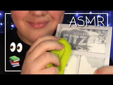 ASMR Book tapping & Scratching for ultimate Relaxation! 📚❄️ (German/Deutsch)