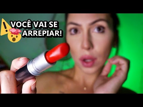 ASMR: SESSÃO ARREPIANTE DE MAQUIAGEM | UMA EXPERIÊNCIA SENSORIAL