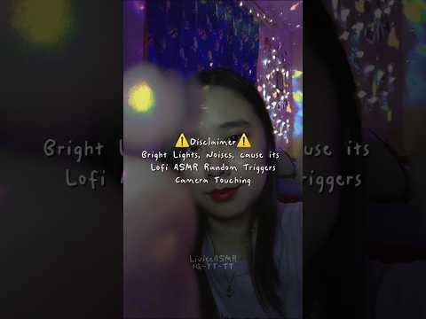 ASMR LoFi NO Talking Camera Tapping & Touching Random Relaxing Triggers 💗✨ #asmr #cameratappingasmr