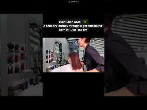 Salon ASMR: Stimulating Sight and Sound | Brighten Up While Covering Gray Hair and Touching Up Your