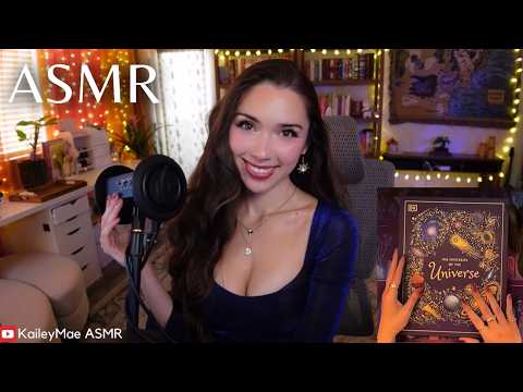 ASMR Whispered Reading ✧ The Mysteries of the Universe - Learning About Celestial Bodies and Space