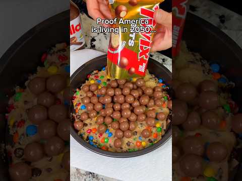 Proof America is living in 2050… #food #eating #mukbang #dessert #chocolate