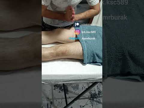 VERY RELAXING TURKISH MASSAGE THERAPY FOR FRONT LEGS #satisfying #relaxing #asmr #shorts #massage