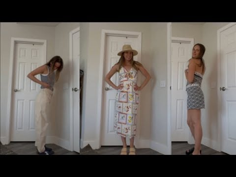 My Summer Closet Lookbook ☀️🍋 (ASMR Voiceover)