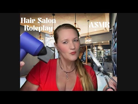 ASMR German • the most tingly Haircut/Hair Salon Roleplay • Relaxing Personal Attention • brushing