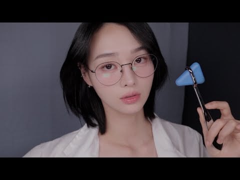 ASMR(Sub)껌 씹으며 말하기 싫은 까칠한 의사 선생님의 한의원🥼 | 침 + 마사지
