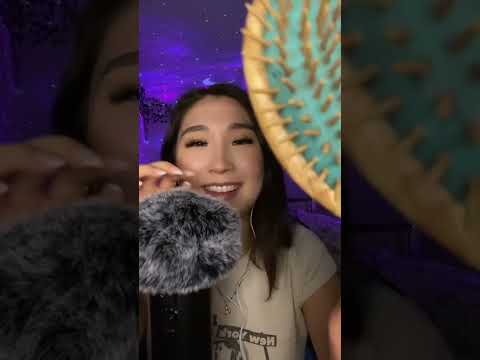 ASMR girl obsessed with you wants to do your makeup 🥰 - full video on my TikTok🫶! #asmrmakeup
