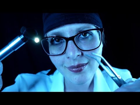 ASMR | Back Alley Doctor Removes Your Stress (Stress Pulling, Face Touching, Face Exam)