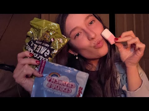 *ASMR* trying freeze dried candy! 🍬✨(Crunchy, up close mouth sounds)