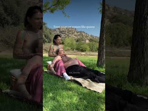 Pregnant Woman | ASMR Prenatal Massage, Doula & Rebozo Inspired