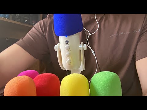 100 Subscribers!! | Mic Scratching with Different Colored Covers (no talking)