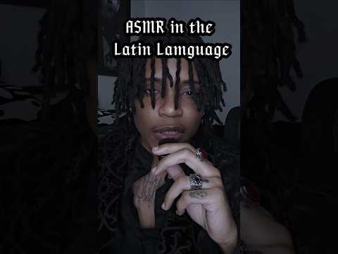 Spoken Latin Language ASMR #latin #asmr #asmrrelaxation #languagelearning #asmrvideo #mouthwhisper