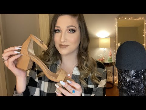 ASMR | Shoe Collection (Part 2) | Whispers, Tapping, Scratching, & Fabric Sounds