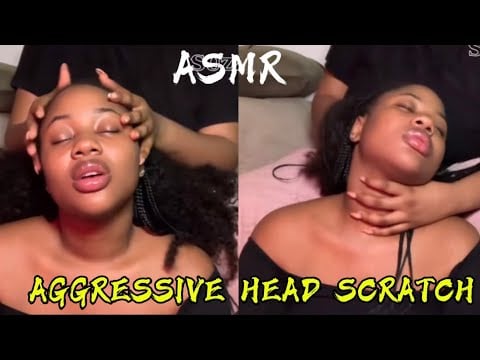 ASMR💫AGGRESSIVE HEAD SCRATCH 