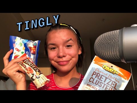 ASMR eating chewy treats🤪(SO MANY TINGLES)