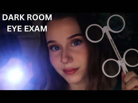 ASMR Dark Room Eye Exam | Orbital Exam, Flashlight, Glove Sounds