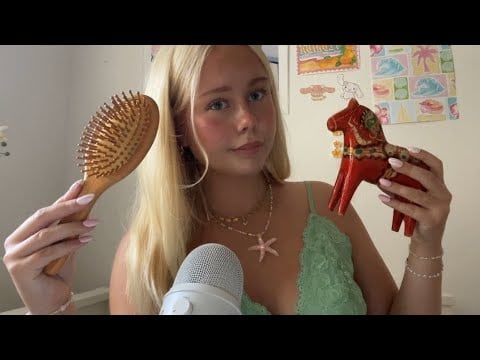 asmr on wood items 🌳