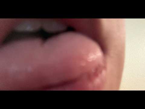 ASMR Lens licking + kisses *mouth sounds, close up*