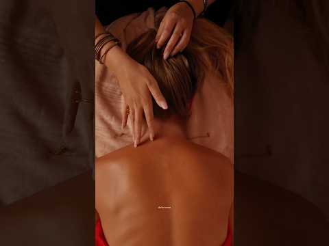 40 min no talking back attention exclusively on Patreon 😴 link in bio #asmrnotalking #asmrmassage