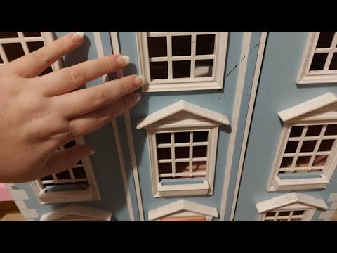 ASMR | FAST Lofi Tapping Outside & Inside a Dolls House 🏠