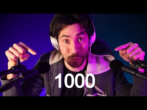 ASMR de 1000 à 0 tout près des micros et rapidement