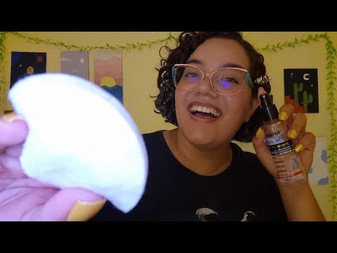 ASMR CUIDANDO DO SEU ROSTO 🌝💓