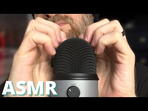 ASMR Intense Mic Touching Sounds - Tapping, Scratching, Foam Triggers