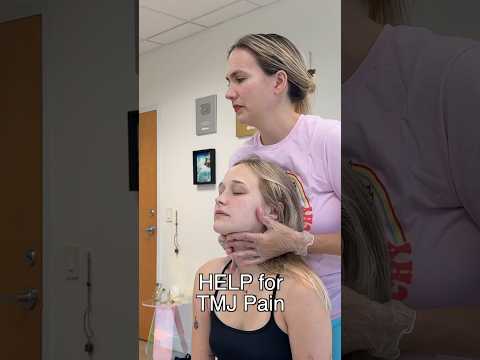 TMJ & JAW Pain CRACKED #chiropractic #asmr #shorts
