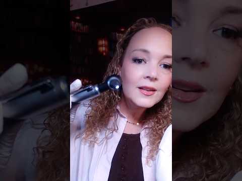 ASMR Ear Exam 🩺 Binaural Ear to Ear Medical Roleplay for Instant Sleep #shorts