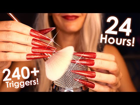 24 Hours ASMR for NON-STOP Sleep & Relaxation (No Talking)